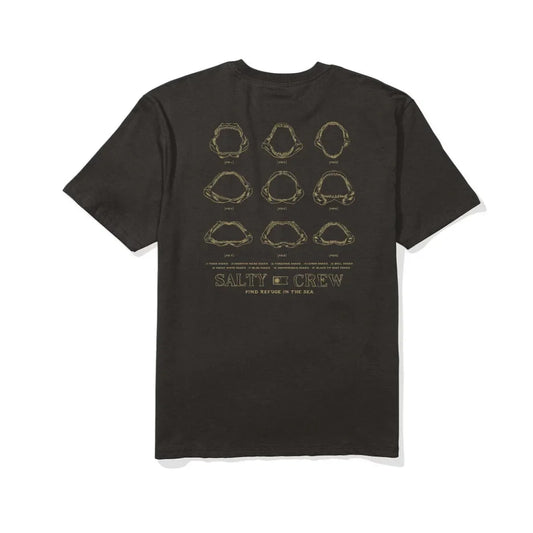SALTY CREW Jawbone Shortsleeve T-Shirt Schwarz