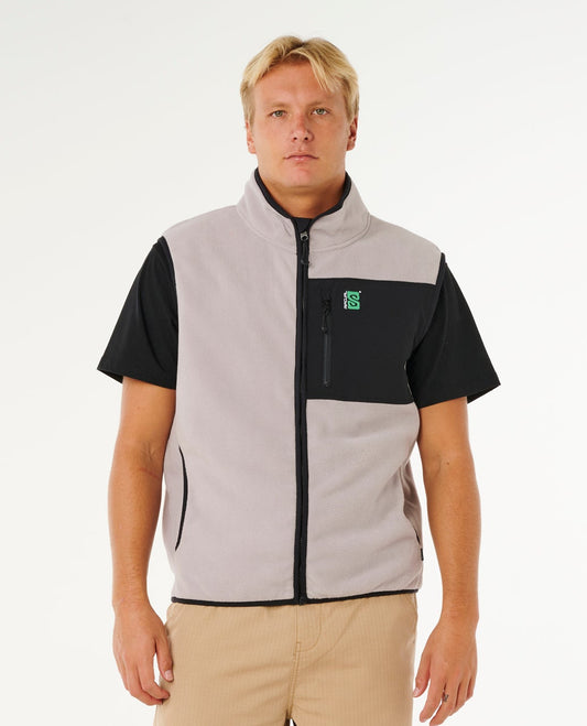 Rip Curl Search Polar Fleece Vest Stone