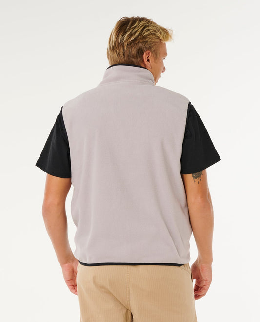 Rip Curl Search Polar Fleece Vest Stone