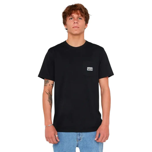 T-Shirt Rip Curl Sportline Badge Preta