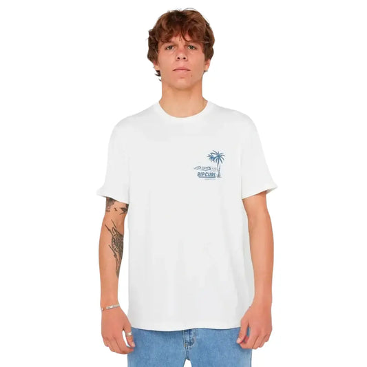 T-Shirt Rip Curl Sportline Tubular Branca