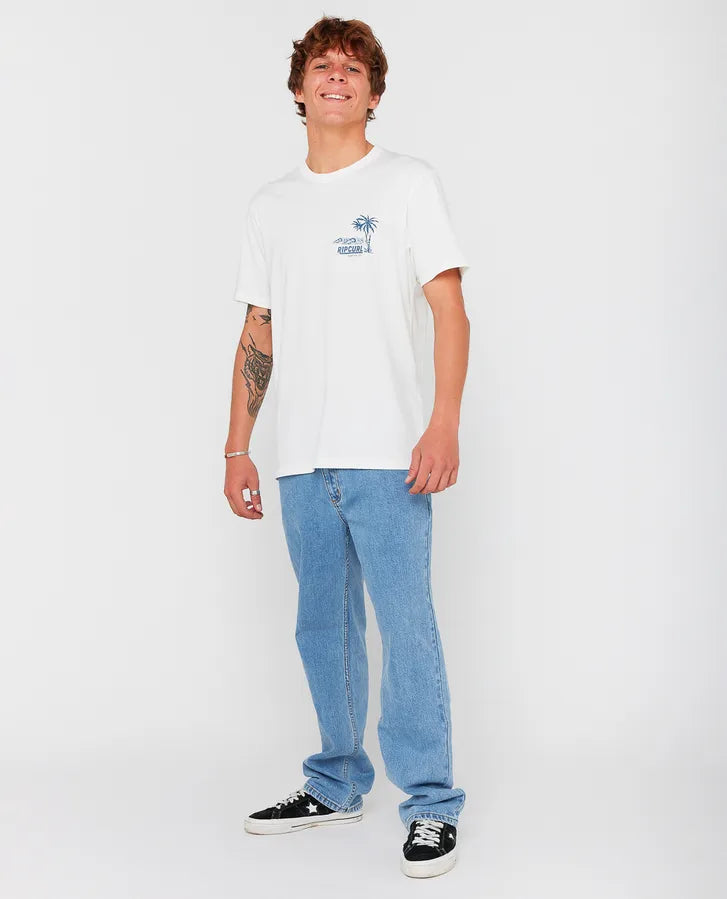 Rip Curl Sportline Tubular T-Shirt Weiß