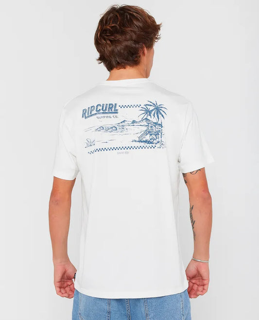 Rip Curl Sportline F&B Standard T-Shirt Weiß