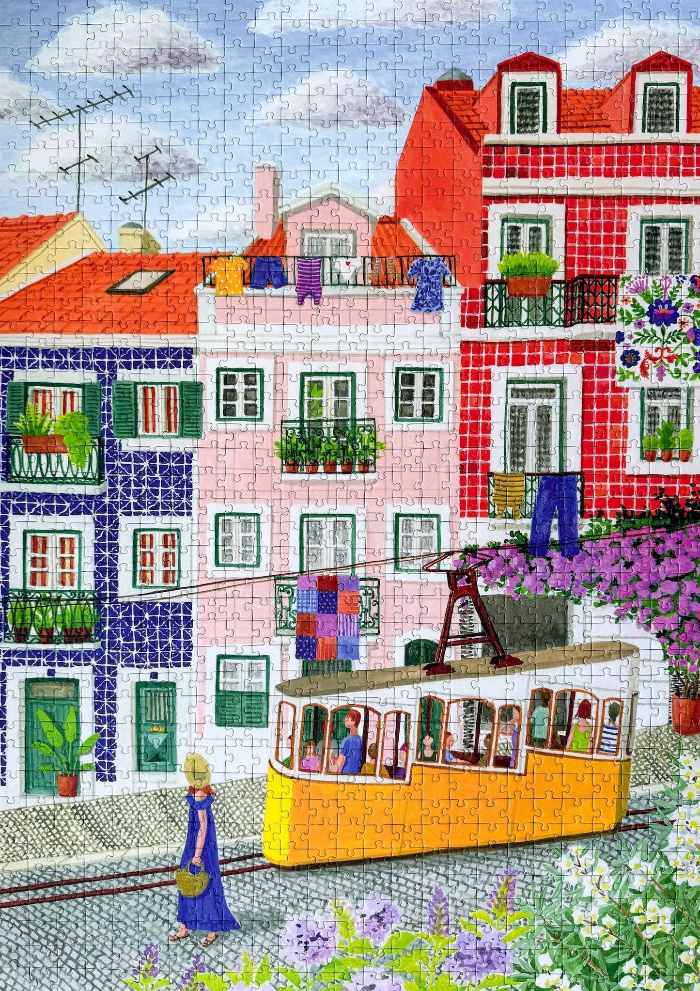 Puzzle Lisbon, 1000 pieces