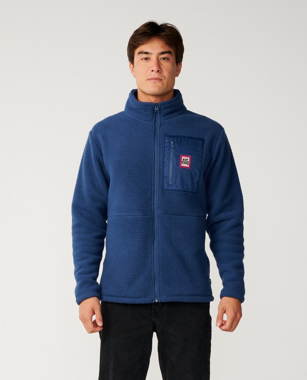 RipCurl Streamline Big Bear Polar Fleece Jacket Navy