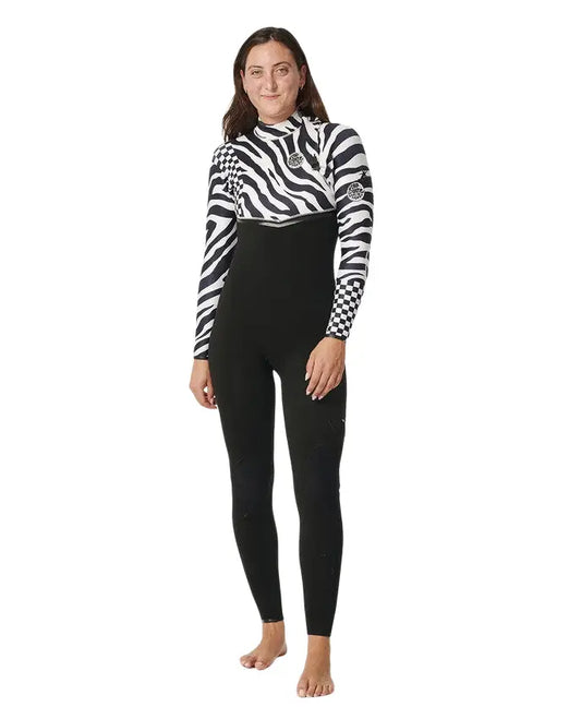 Rip Curl Damen E-Bomb 4/3 Zip Free Wetsuit
