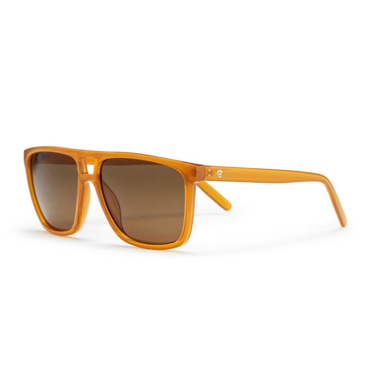 CHPO Siljan Sunglasses Mustard Brown