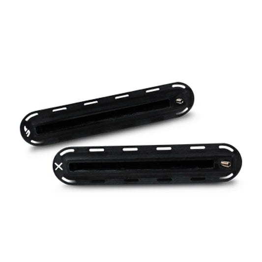 Fin Plug Produktions Set For Futures Fins Black / White