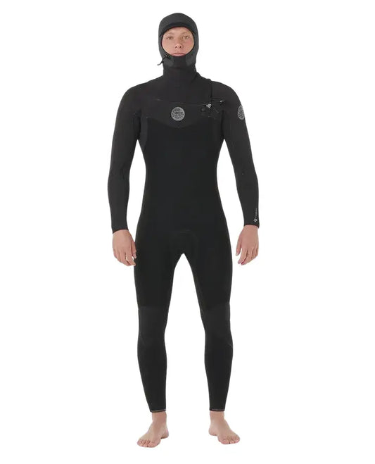 Rip Curl Flashbomb 6/4 Chest Zip Hood Wetsuit