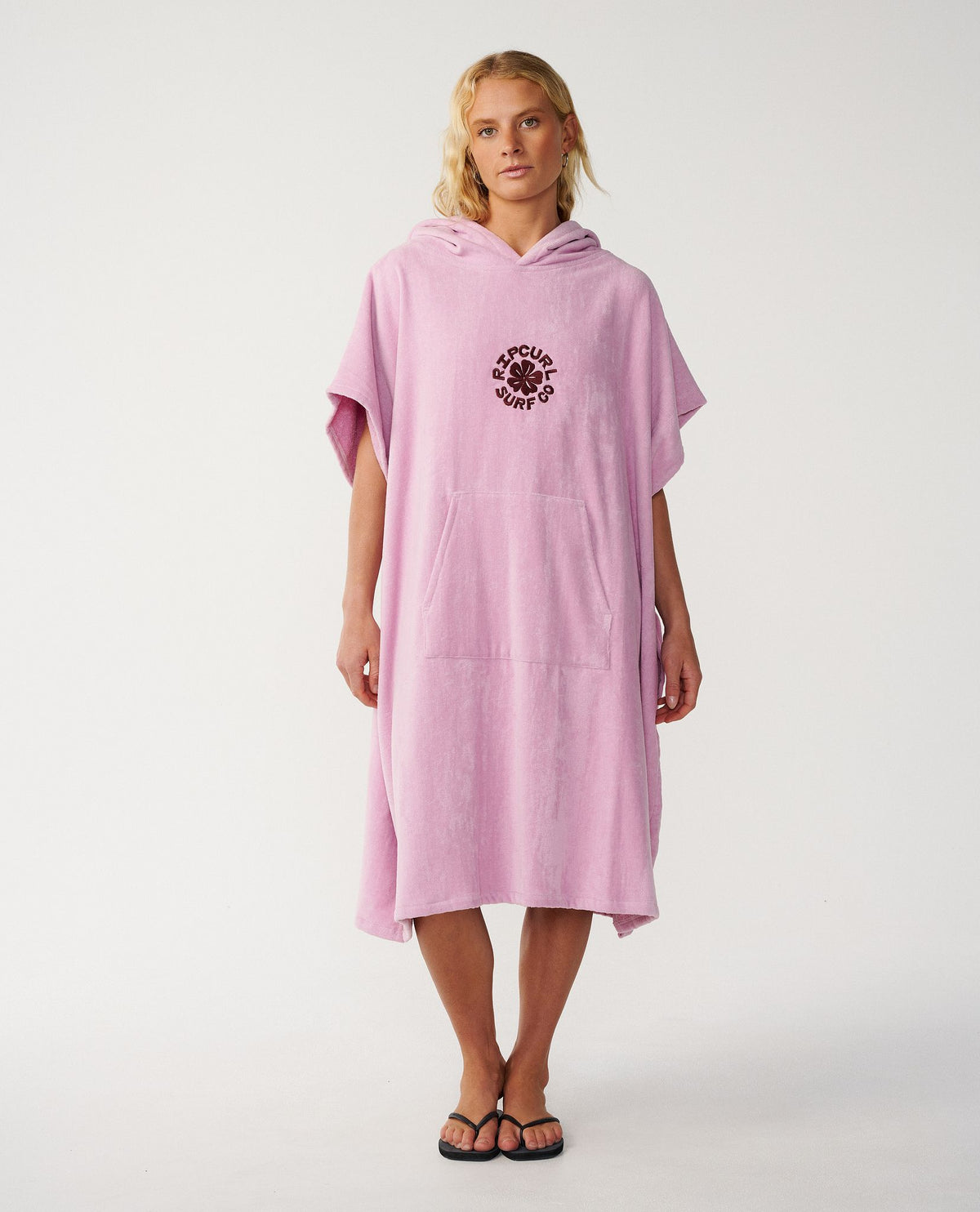 Rip Curl Icon Kapuzenhandtuch Mauve
