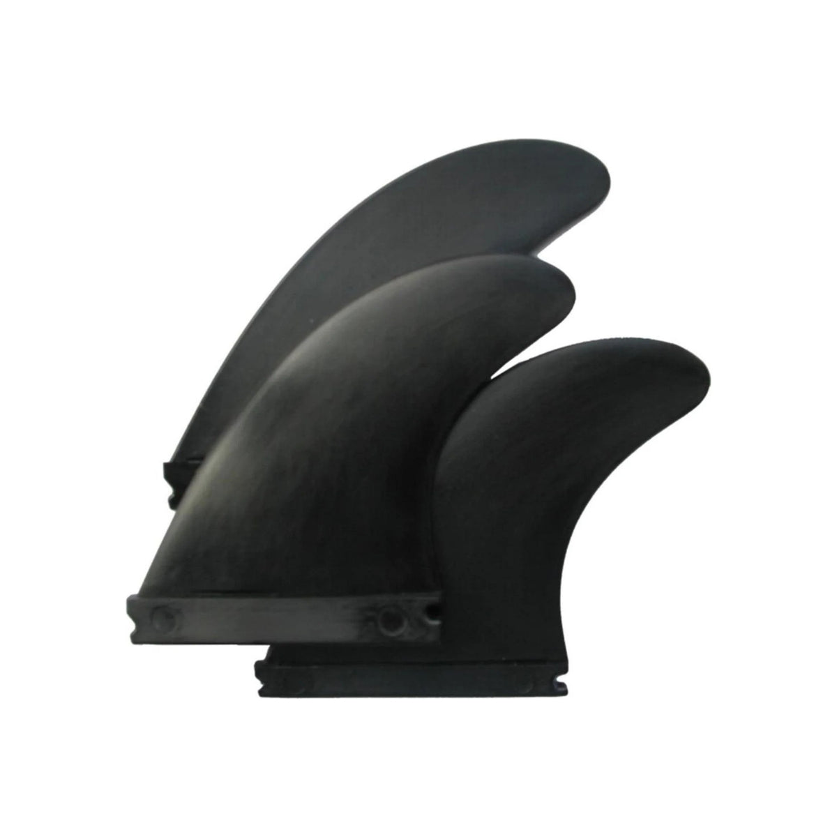 Surfboard fins TORQ F6 Thruster Set M Black