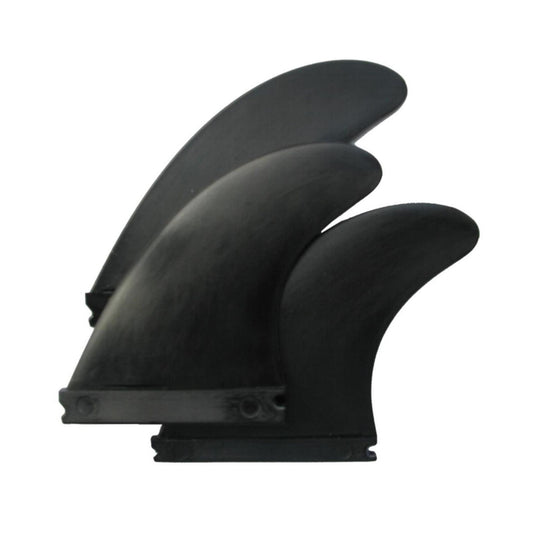 Surfboard fins TORQ F6 Thruster Set M Black