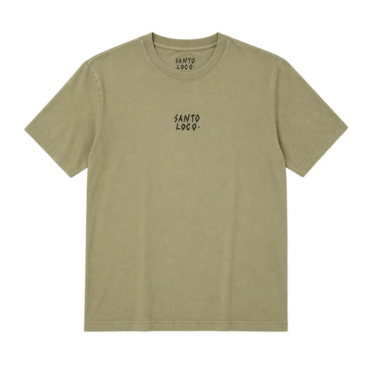 SantoLoco T-Shirt mit Stick-Logo