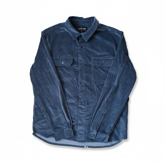 SantoLoco Bombazine LS Hemd Blau