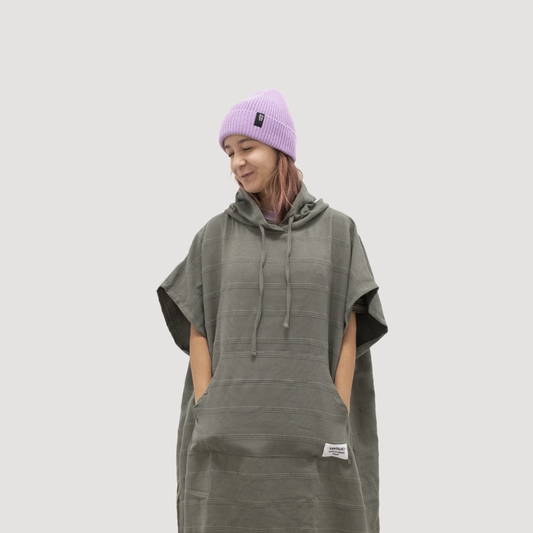 SantoLoco Pestamel Logo Poncho Green