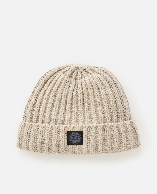 RipCurl Premium Surf Reg Beanie Washed Black Khaki Sand