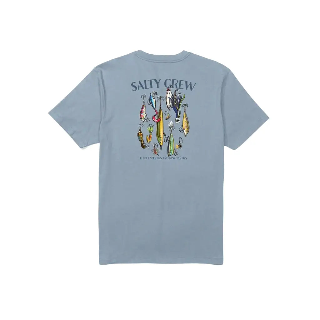 Salty Crew Lure Gear Classic T-Shirt Blau