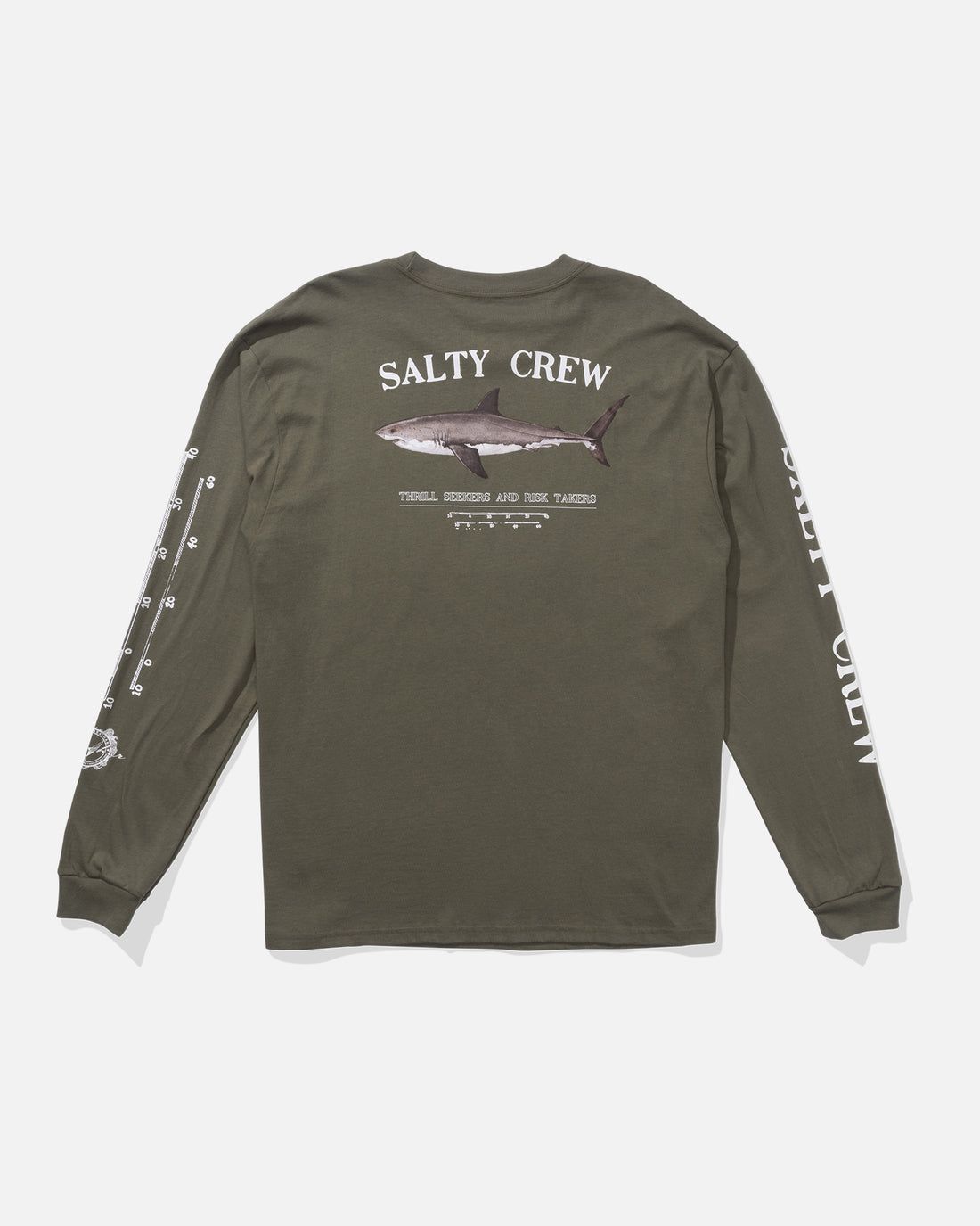 Salty Crew Bruce Longsleeve Dusty Olive