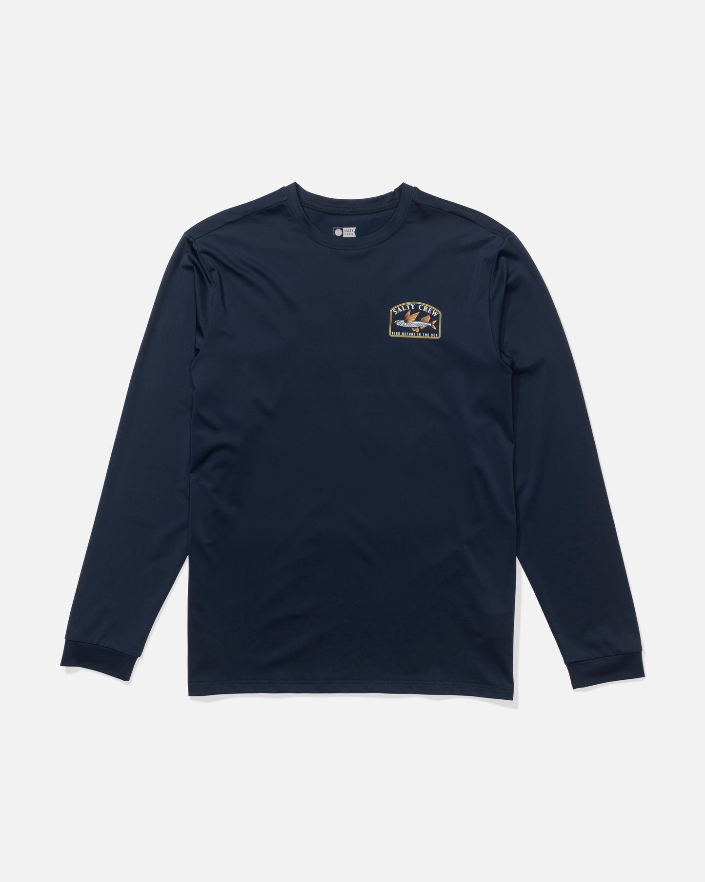 Salty Crew Fly Home LS Sunshirt Navy