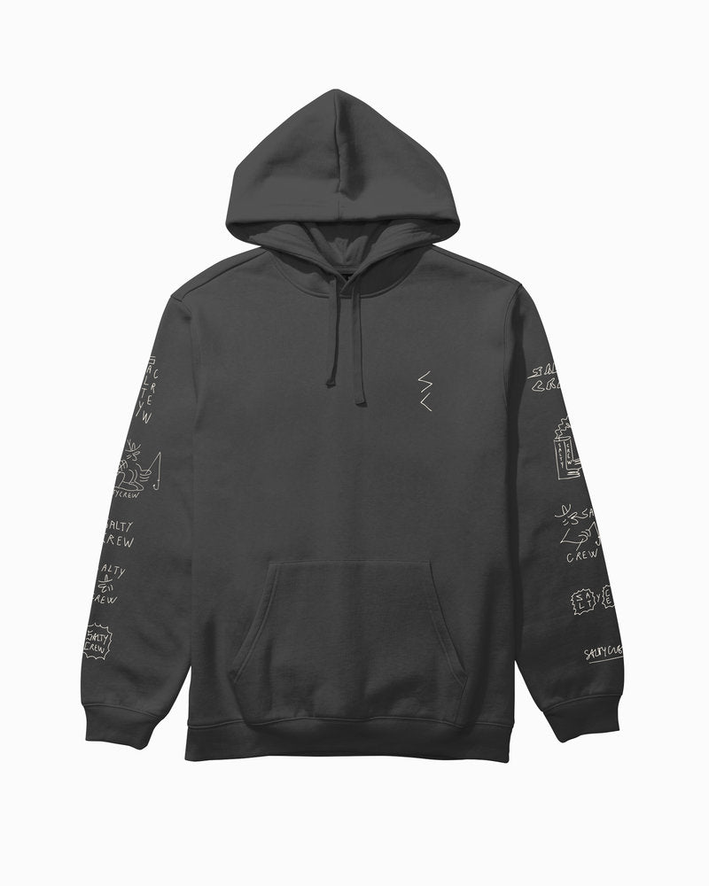 Salty Crew Reel LB Hoodie Black
