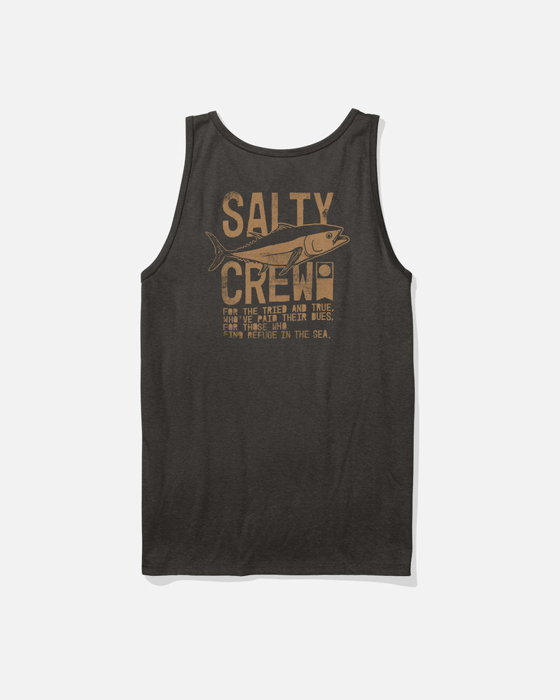 Salty Crew Tried And True Tank Black