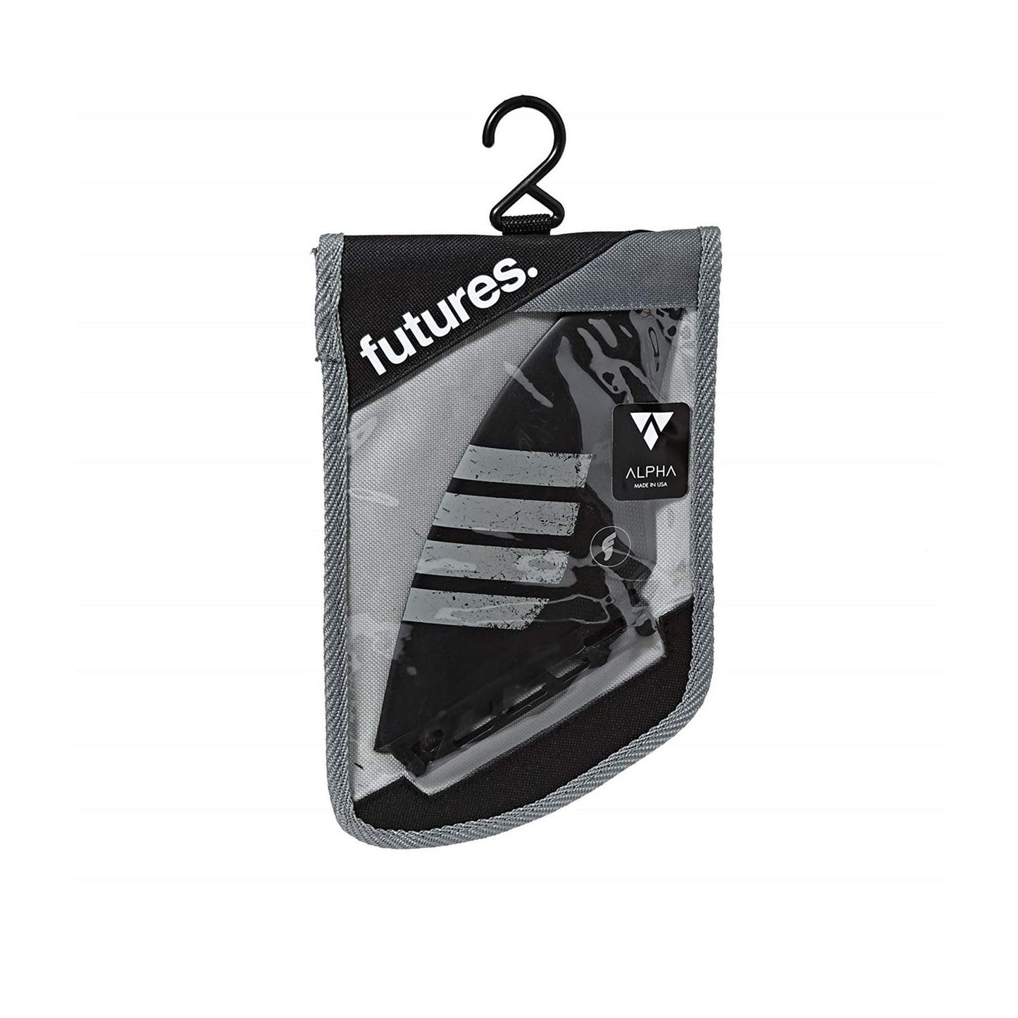 FUTURES Quad Fin Set Controller Alpha L Carbon 5.7