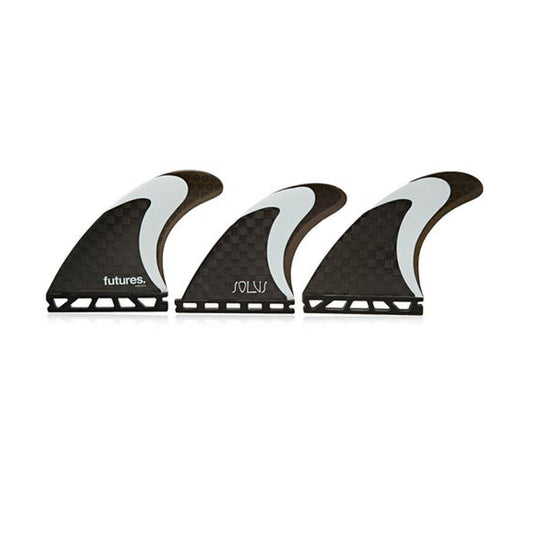 FUTURES Thruster Fin Set Solus Generation M Black 8.5