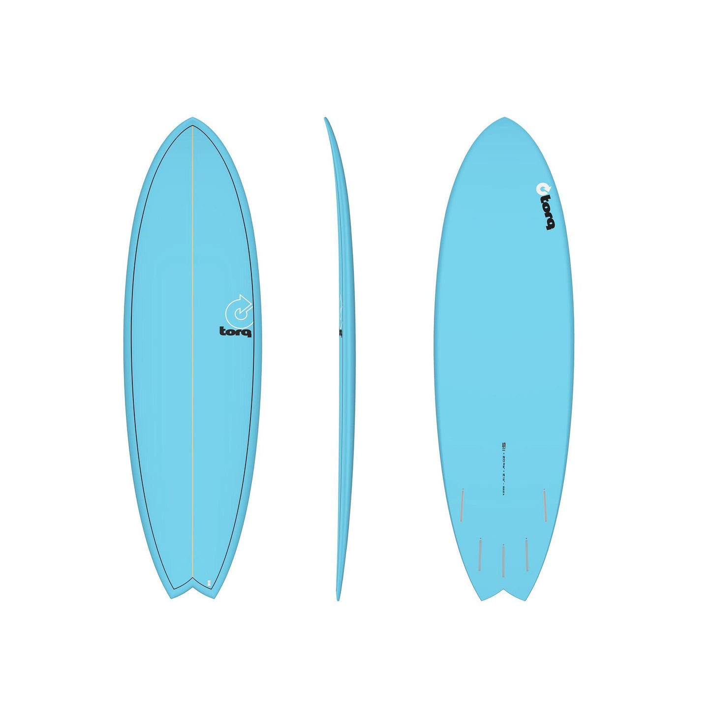 Surfboard TORQ TET 7.2 MOD Fish Blue