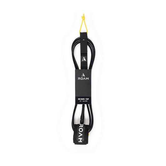 ROAM Surfboard Leash Big Wave Black