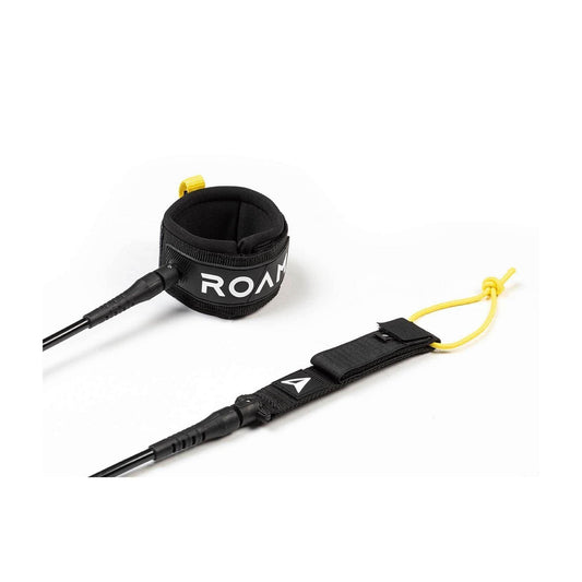 ROAM Surfboard Leash Big Wave Black