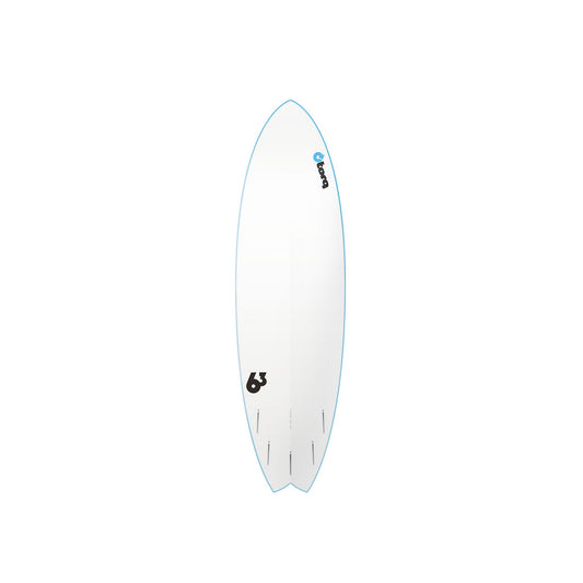 TORQ Softboard Mod Fish Surfboard Blue