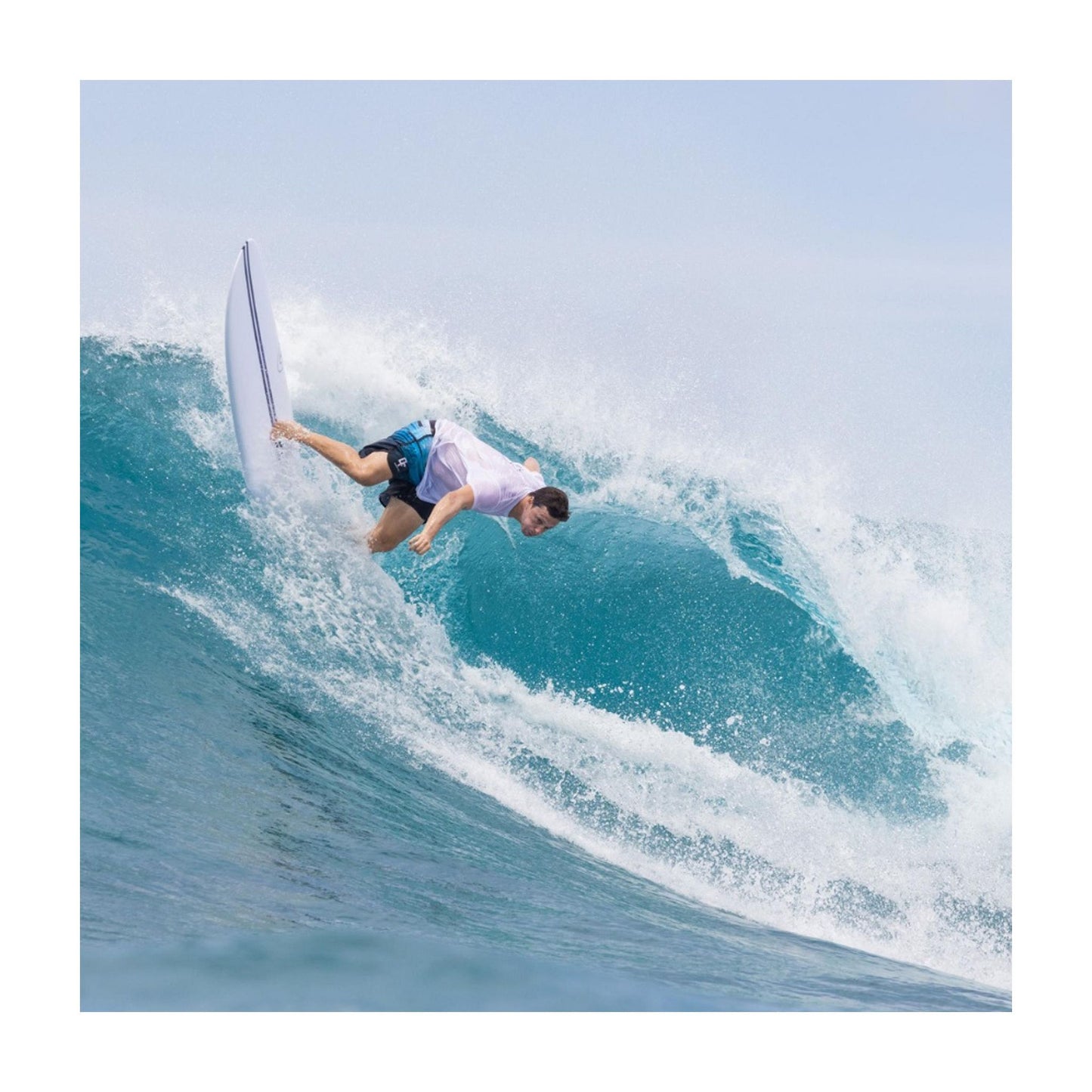 Surfboard TORQ TEC M2.0 White Mid-Lenght Performance
