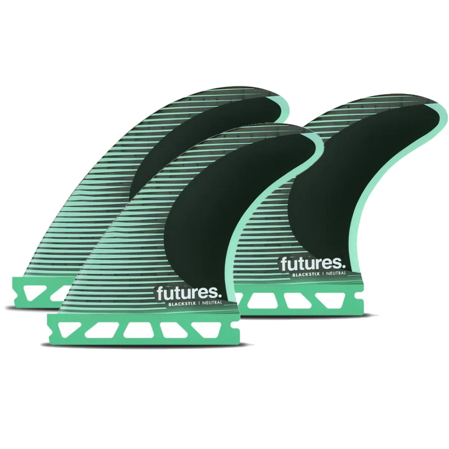 FUTURES Thruster Fin F6 Blackstix neutral S
