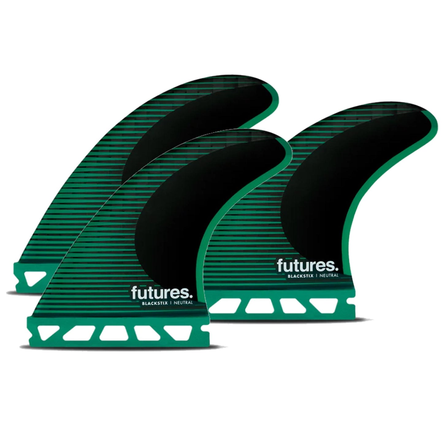 FUTURES Thruster Fin F6 Blackstix neutral M