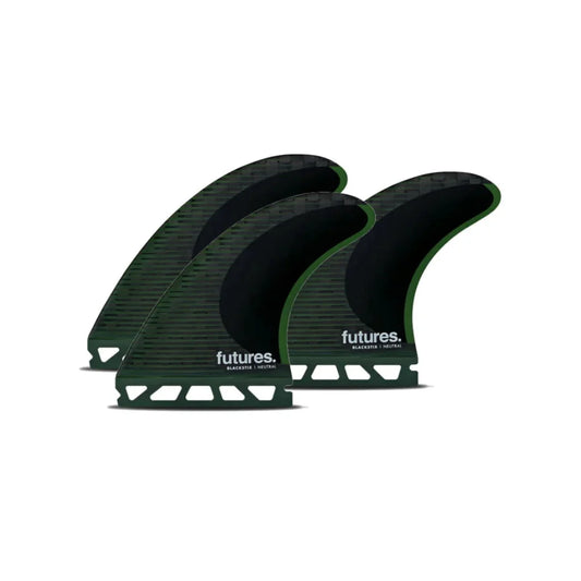 Futures Thruster Fin Set F8 Blackstix neutral L