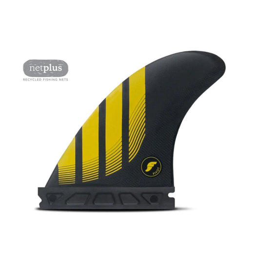 FUTURES Thruster Fin Set P4 Alpha S Yellow 6.4