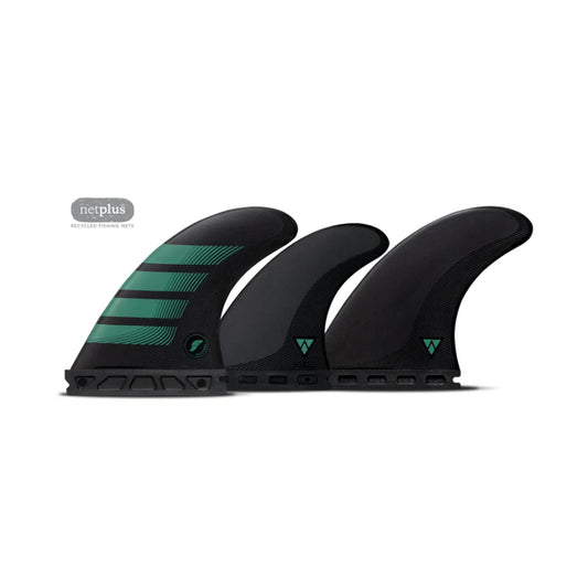 FUTURES Quad Thruster 5 Fin Set F6 Alpha M Turquoise 6.9