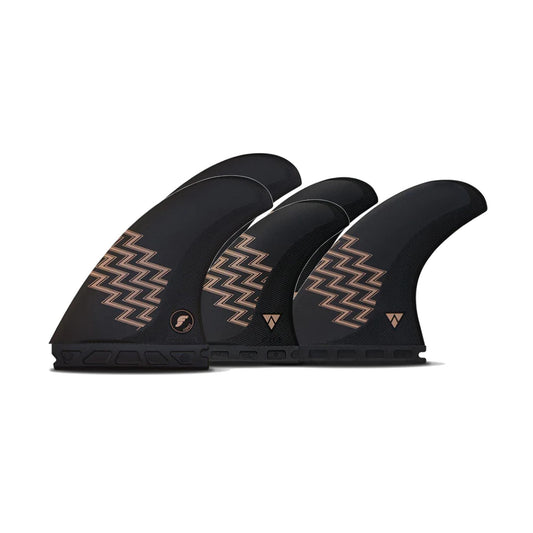 FUTURES Quad Thruster 5 Fin Set Gerry Lopez Alpha L Sand 5.2 / 6.8