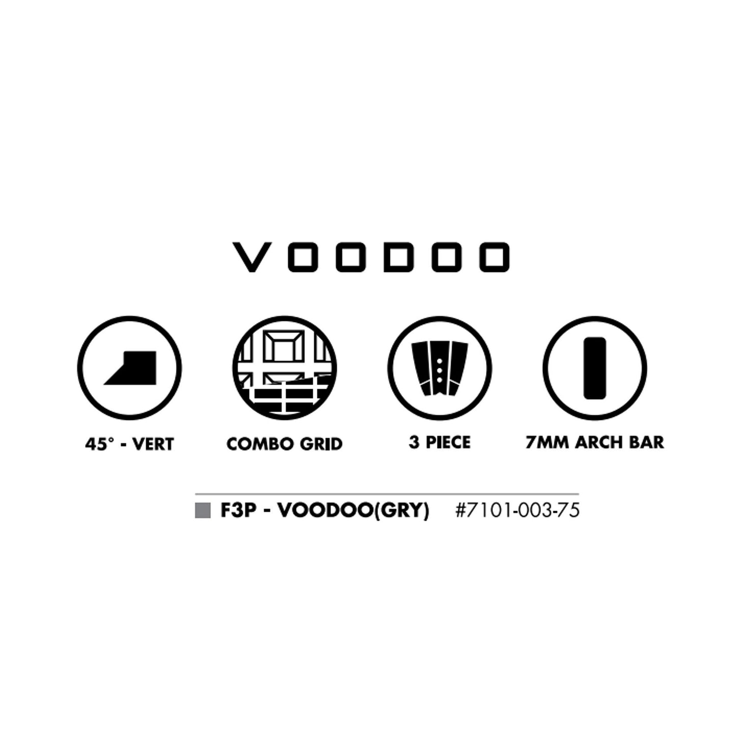 FUTURES Traction Pad Surfboard Footpad Voodoo