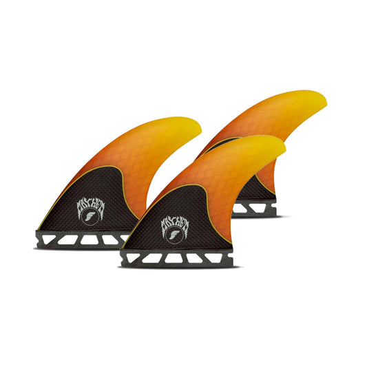 FUTURES Thruster Fin Set Mayhem 3.0 Honeycomb S Orange 5.0