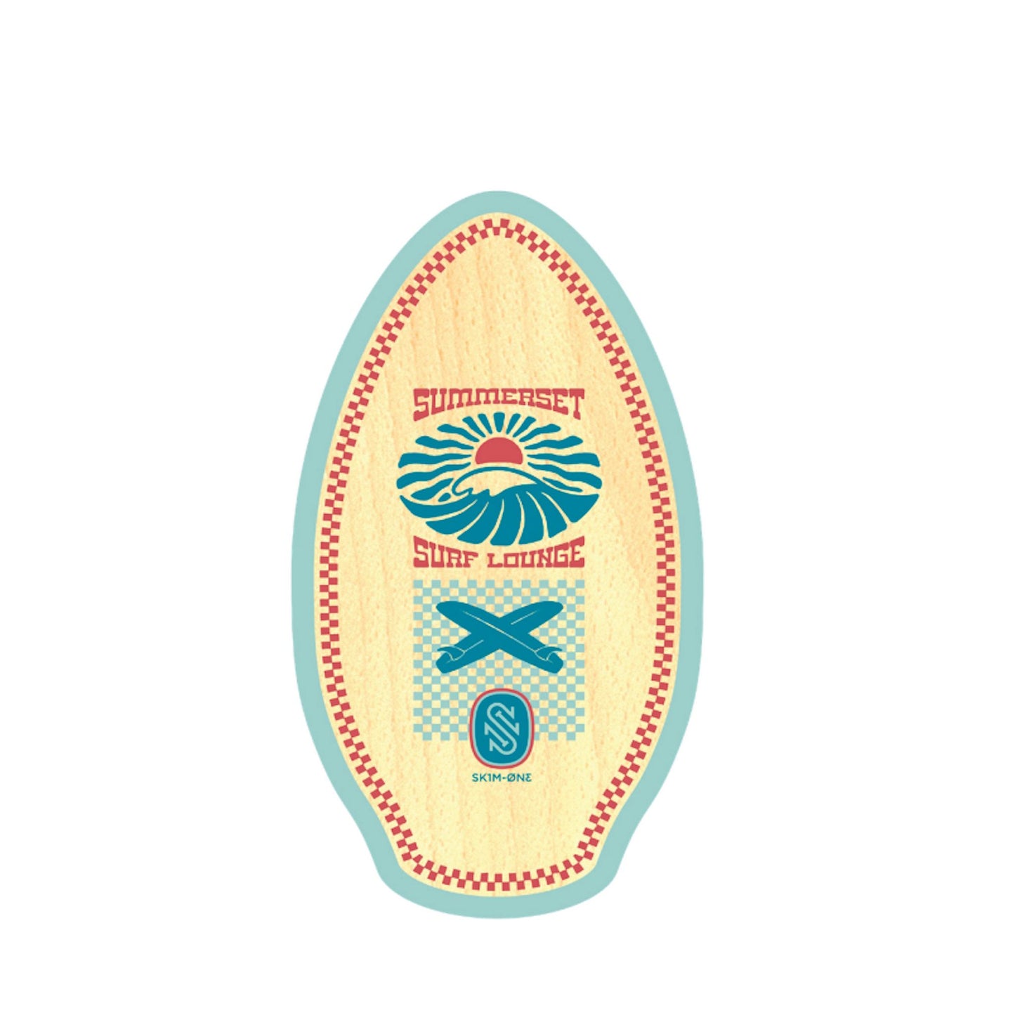 Skimboard SkimOne Wood Surf Lounge 99 x 52 Green