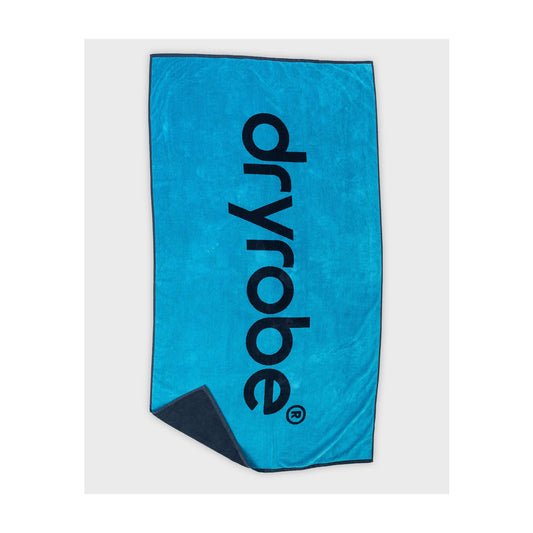 DRYROBE beach towel Blue Charcoal Grey
