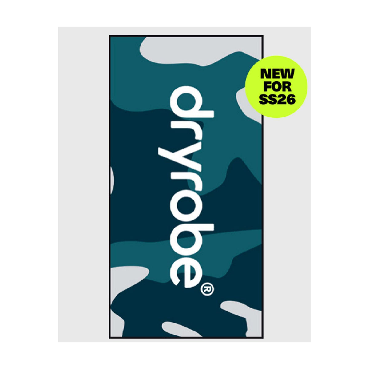 DRYROBE beach towel Blau Schwarz Camo