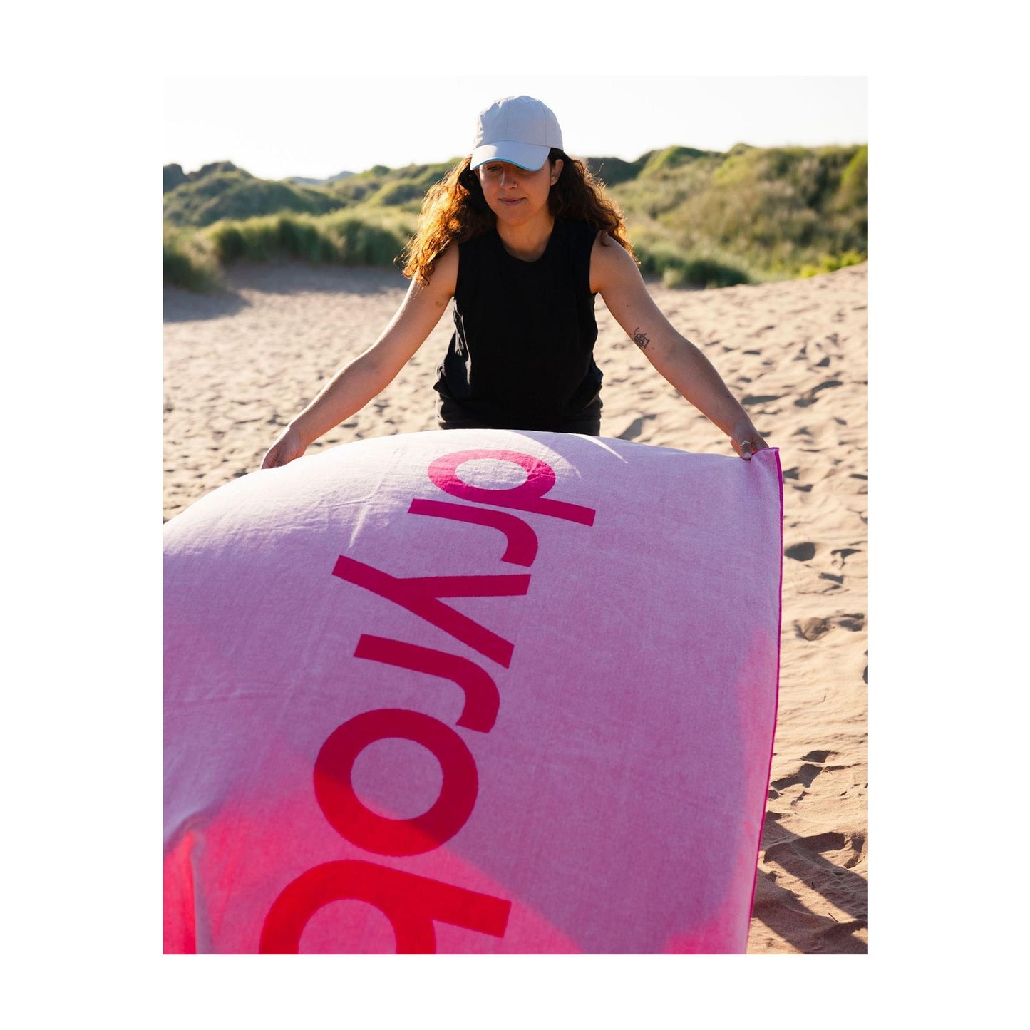 DRYROBE beach towel Pink