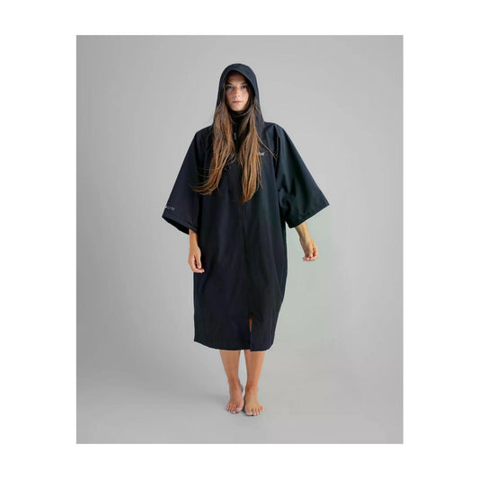DRYROBE Tech-Lite Short Sleeve Schwarz Grau Adult