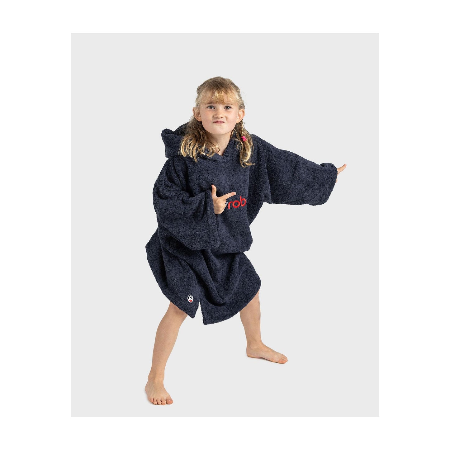 DRYROBE towel coat Bio KIDS Navy 10-13