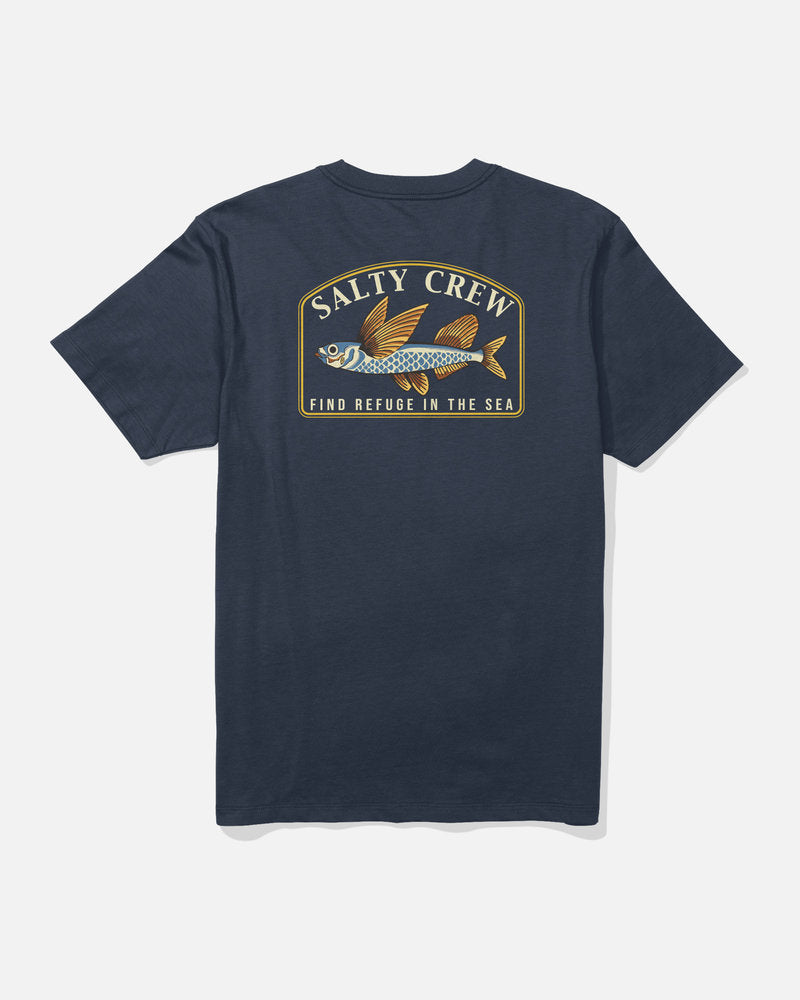 Salty Crew Fly Home SS Tee Navy