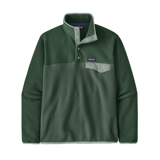 Patagonia Men's Lightweight Synch Snap-T Sweatshirt Conifer Green