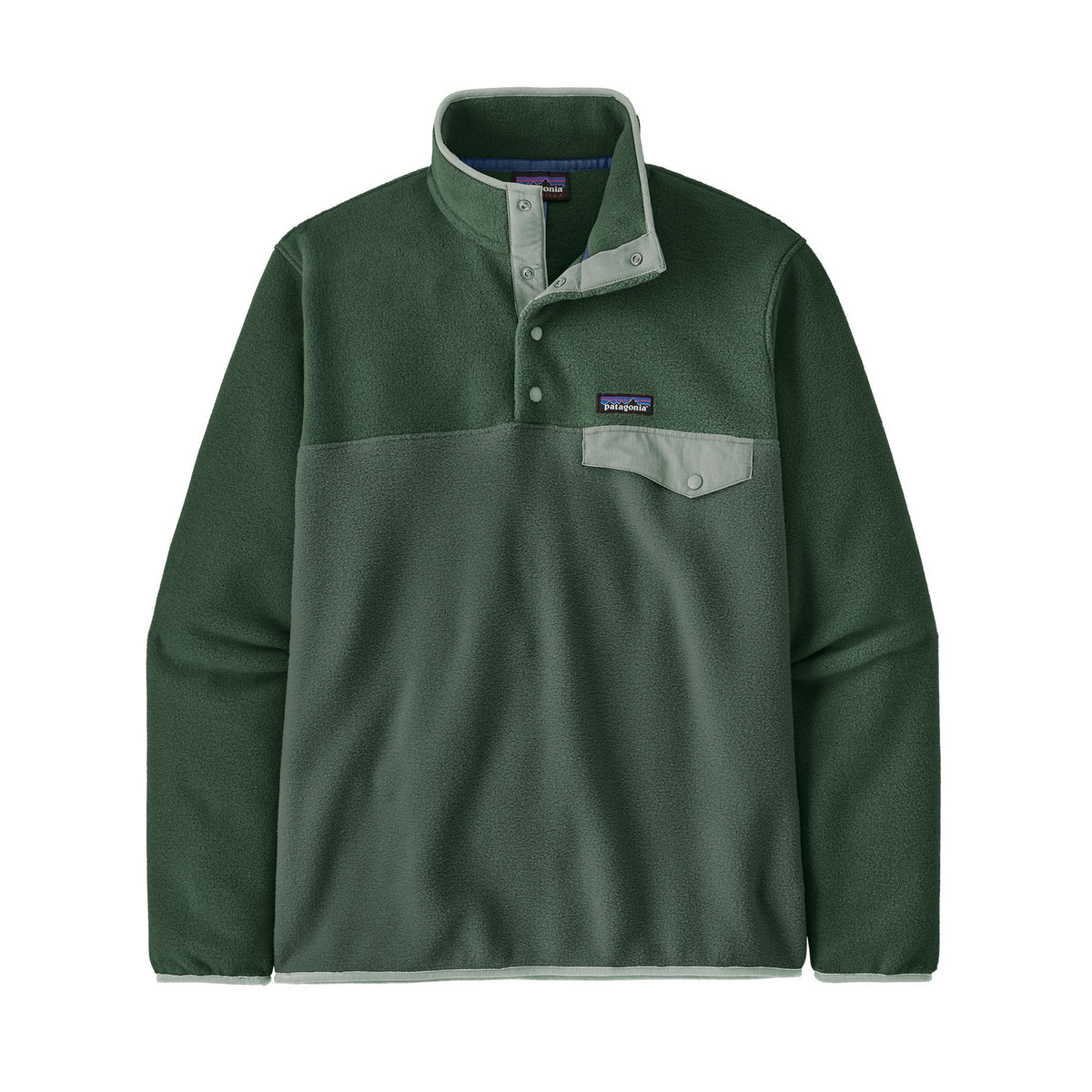 Patagonia Men's Lightweight Synch Snap-T Sweatshirt Conifer Green