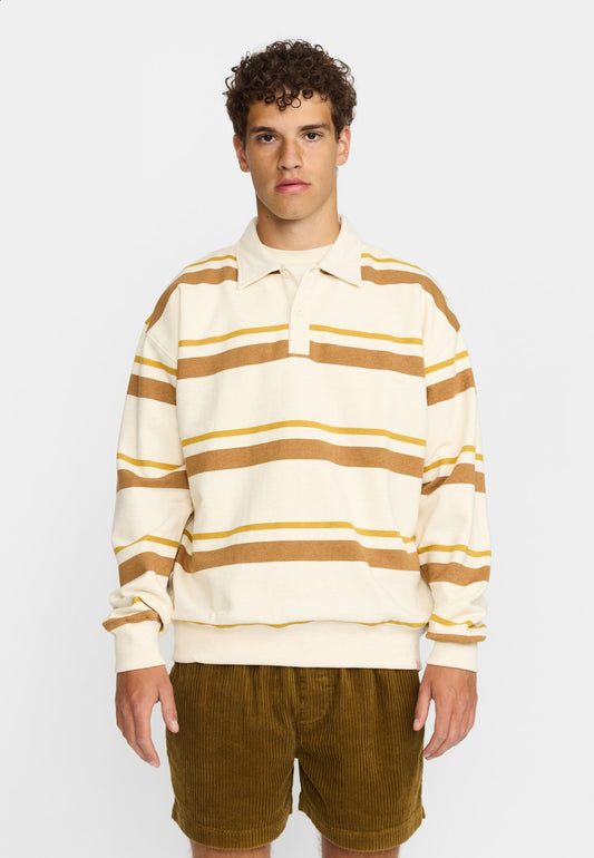 Revolution Loose Polo Sweatshirt Braun